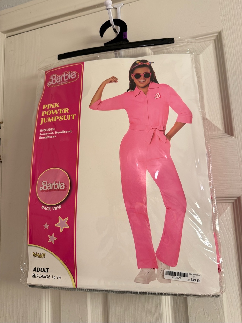 NWT Barbie Pink Power Jumpsuit - Women's Costume Size 14/16